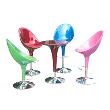 Colourful bar chair 